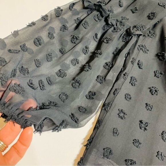 BLOOMING Jelly Swiss Dot Off the Shoulder Blouse - Picture 7 of 11